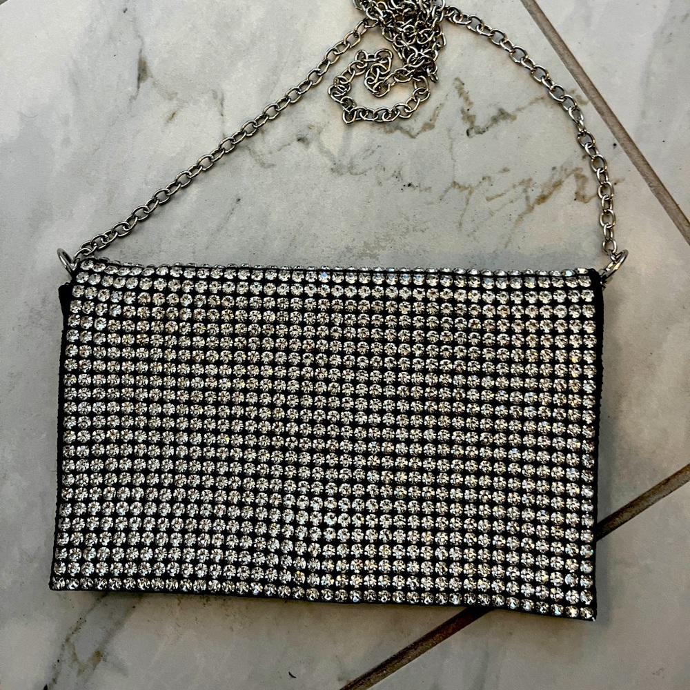 Amber Sceats blingy crossbody bag